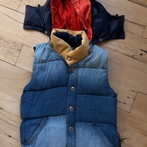 freecity supervintage denim puffy vest